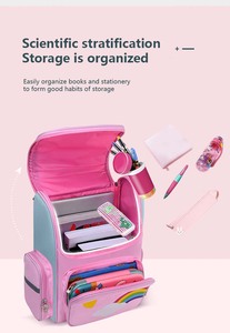 Nuovissimo Zaino Scolastico per Bambini in Oxford con Simpatico <span class=keywords><strong>Unicorno</strong></span> Rosa, Zainetto per Bambini Piccoli, <span class=keywords><strong>Borsa</strong></span> Scuola con Cartone Animato Animale per Bambine - Product Image 3