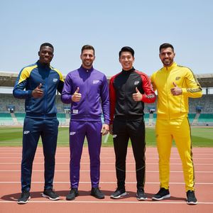 Chaqueta de Fútbol Profesional de Poliéster de Alto Rendimiento, Modelo Madrid con Cierre Completo, Personalizada con el Nombre de Ronald, para Deportes de Invierno, Éxito de Ventas 2025-2026 - Product Image 1