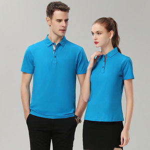 T-shirts de <span class=keywords><strong>golf</strong></span> respirants pour hommes séchage rapide ajustement personnalisé votre propre conception 95% coton 5% polo en spandex - Product Image 4