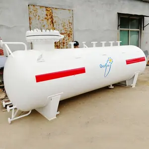 Horizontal Tanah LPG Tangki Bensin, 5m3 Tangki Penyimpanan LPG Dijual