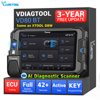 Máquina de Diagnóstico y Programación para Autos VDIAGTOOL VD80BT, Disponible en EE. UU., Escáner de Diagnóstico Completo para Todos los Vehículos