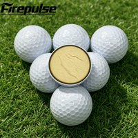 Balles de golf surlyn blanches à quatre couches, longue distance, résistantes à l'usure et durables, logo personnalisé disponible