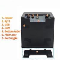 Printer Thermal Kecepatan Tinggi 260mm/s USB LAN WIFI untuk Printer POS Nirkabel Bluetooth Ubereat Doordash Skip Stock