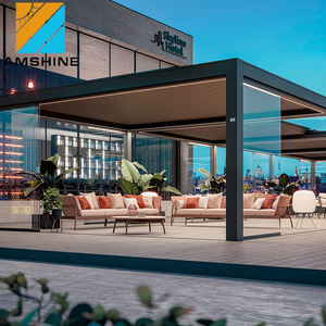 Pérgola de Aluminio para Exteriores con Techo de Celosía Ajustable Personalizada, Toldo para Jardín con Motor - Product Image 3