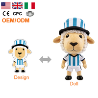 Peluche Canard Jaune Personnalisée – Vente Directe Usine – Haute Qualité – Technique de Broderie – Tissu Doux – Peluche Personnalisée