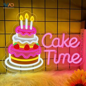 Letrero de Neón con Gesto de Corazón, Tira de LED Flexible Azul, Lámpara de Pared para Decoración de Sala de Estar, Salón, Habitación Moderna - Product Image 6