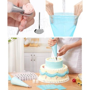15Pcs Cake Decorating Tools Set Stainless Steel Piping Nozzles Cream Pastry Bags Scraper DIY <b>Baking</b> Icing Decor Kit - Product Image 6