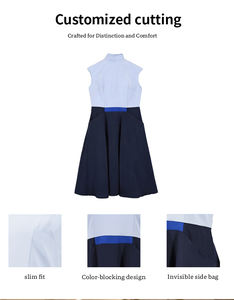 Blazer de Mujer con Cuello Alto de Poliéster Personalizado OEM ODM, Traje de Blazer - Product Image 4