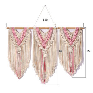 <span class=keywords><strong>Tapiz</strong></span> Bohemio Nuevo, Decoración Minimalista, <span class=keywords><strong>Tapiz</strong></span> Tejido a Mano, Cortina de 3 Paneles <span class=keywords><strong>para</strong></span> Puerta con Diseño Desmontable - Product Image 6