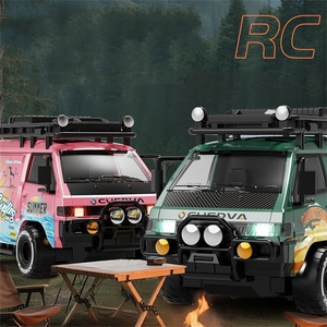 Voiture RC <span class=keywords><strong>1</strong></span>:<span class=keywords><strong>24</strong></span> 2.4G 4WD Mini Bus <span class=keywords><strong>Drift</strong></span> Off-Road Racing Modèle en résine avec chargeur - Product Image 4