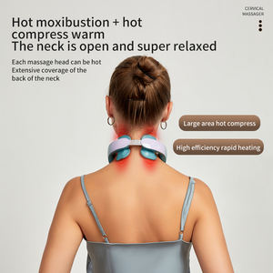 Masseur cervical de Point d'impulsion électrique portatif pour le soulagement de la douleur d'épaule de cou - Product Image 4