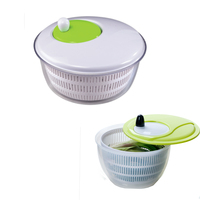 Robot culinaire multifonctionnel Presse-fruits manuelle Machine à salade de légumes avec égouttoir pour la maison et la cuisine