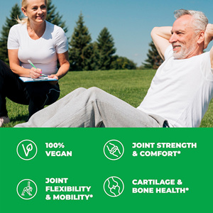 OEM/ODM Vegan kunyit tulang & dukungan sendi Burdock akar pil suplemen Halal Glucosamine Chondroitin sulfat kapsul MSM - Product Image 4