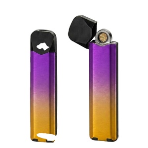 Briquet jetable en métal personnalisé avec logo couronne pour bar, accessoires de fumage et de camping, briquet électrique pour cigares et cigarettes 30k 60k 350k - Product Image 1