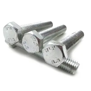 高强度等级8.8 1.9 12.9全螺纹细螺纹螺栓钢结构螺栓螺母垫圈