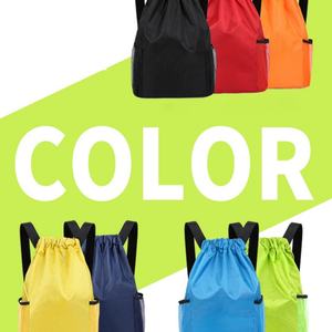 Factory Promotion Waterproof Polyester Sport <b>Drawstring</b> Backpack Travel Large Gym <b>Bag</b> Unisex Custom <b>Drawstring</b> <b>Bags</b> With Logo - Product Image 5