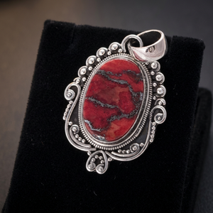 Pendentif Charme en Argent Sterling Fait Main Style Vintage Turquoise Attrayant pour Femmes Meilleur Prix - Product Image 3