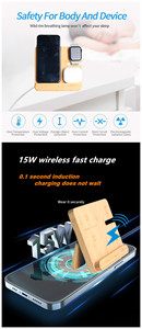 แท่นชาร์จไร้สาย, แท่นชาร์จไร้สาย 3 in 1, ชาร์จเร็วไร้สายสำหรับ <span class=keywords><strong>iPhone</strong></span> 16 15 14 <span class=keywords><strong>13</strong></span> 12, IWatch, Airpods - Product Image 6