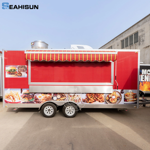 Мобильный кофейный грузовик хот-дог прицеп тележка жареная курица мобильный кухонный трейлер пицца бургеры прицеп грузовик тако еда грузовик - Product Image 4