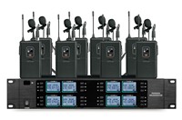 Système de Microphone Sans Fil UHF Professionnel TK-6008 640-690 MHz, 8 Canaux, Micro Main, Casque et Cravate Sans Fil