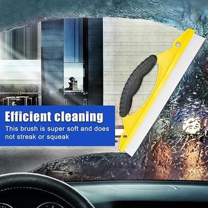 Water Blade Silicone Squeegee with Non-Slip Handle, 12 Inches Shower Squeegee Vehicle Dryer for Window, <b>Mirror</b>, Shower <b>Door</b> - Product Image 6