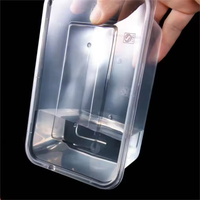 Boîte repas en PP de qualité alimentaire |   Boîte à bento micro-ondable 500/650/750/1000 ml |   Congélateur OK, couleur OEM, récipient en plastique de qualité alimentaire