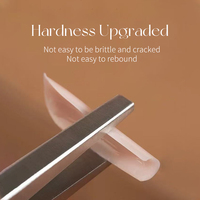 Nouvelle Formule Professionnelle Mousse Gel Constructeur d'Extension d'Ongles Sans Brûlure, Sans HEMA, Faible Chaleur, Auto-Nivelant, Gel Dur de Contrôle des Ongles