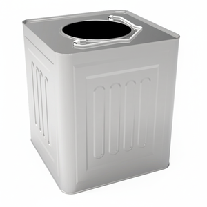 Lata de Metal Margarina Cuadrada 14 Lt 232X232X270mm Contenedor de Lata - Product Image 2