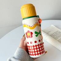 Thermos à café classique de Noël en acier inoxydable avec motif de cerf pour étudiants, grande capacité, tasse de voyage