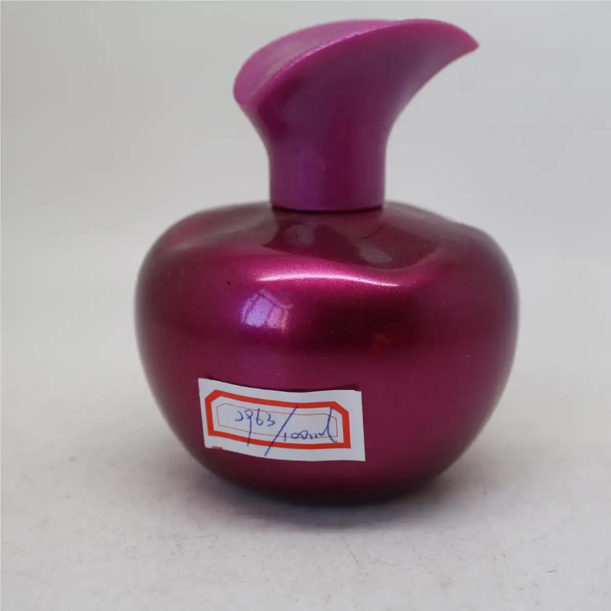 Hot Selling wholesale red apple shape empty glass perfume bottle 100ml with red cap