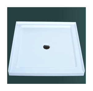 Moderno Estilo Norteamericano Multi-tamaño cuadrado Rectangular blanco acrílico baño ducha Base drenaje impermeable característica hoteles - Product Image 1