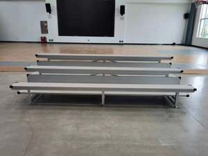 플라스틱 좌석과 휴대용 표백제 야외 스포츠 필드 학교 행사 좌석 NLP-ZKBB 3 열 - Product Image 6