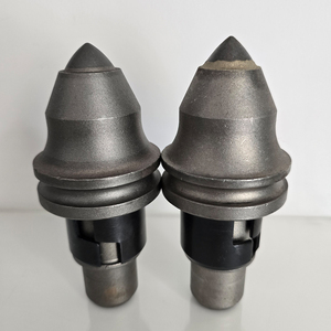 Burin à tige ronde pour norme Betek sur godet de forage pour piqueteuse en construction de pieux - Product Image 4