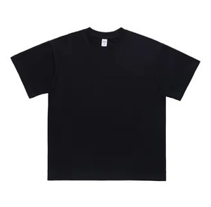 Camiseta de gran tamaño gruesa de algodón superpesado con hombros caídos, ropa de calle de peso pesado para hombre, camisetas recortadas, camiseta ajustada - Product Image 1