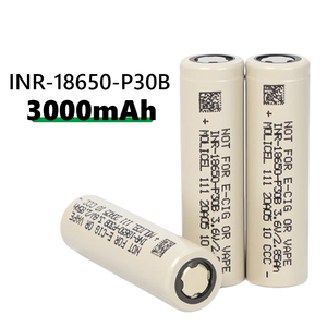 Wholesale Ultra-High Power Lithium Ion INR18650 P30B 30A 3000mAh <b>Flat</b> Top Molicel <b>Battery</b> for E-skateboards Electric Tools - Product Image 2