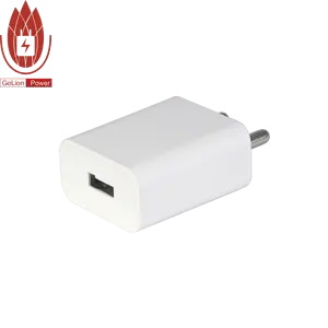 Penjualan Langsung dari Pabrik Adaptor Daya Ipad 220V Ke 5V 2A Pengisi Daya Dinding dengan FCC UL CE UKCA SAA KC IRAM NOM GS PSE