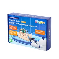 Kit Maison Intelligente DIY RobotWiz pour Arduino, Kit Robot de Démarrage, Projets d'Automatisation, Kit d'Apprentissage Maison en Bois pour ESP32