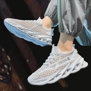 Sandales de sport d'été pour hommes, antidérapantes, en caoutchouc, pour la plage et la conduite, chaussures tendance à porter à l'extérieur, avec doublure en maille, nouvelle tendance - Product Image 3