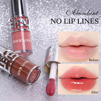 Brillo Labial Voluminizador de Larga Duración de Alta Calidad, Marca Privada, en Stock, Bonito, Brillante, Hidratante, Vegano, Maquillaje Labial