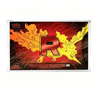 Boîte de présentation en acrylique pour boîte ETB Pokémon TCG, anti-poussière, support pour cartes à collectionner, meilleur rapport qualité-prix, directement de l'usine, approvisionnement en gros personnalisé