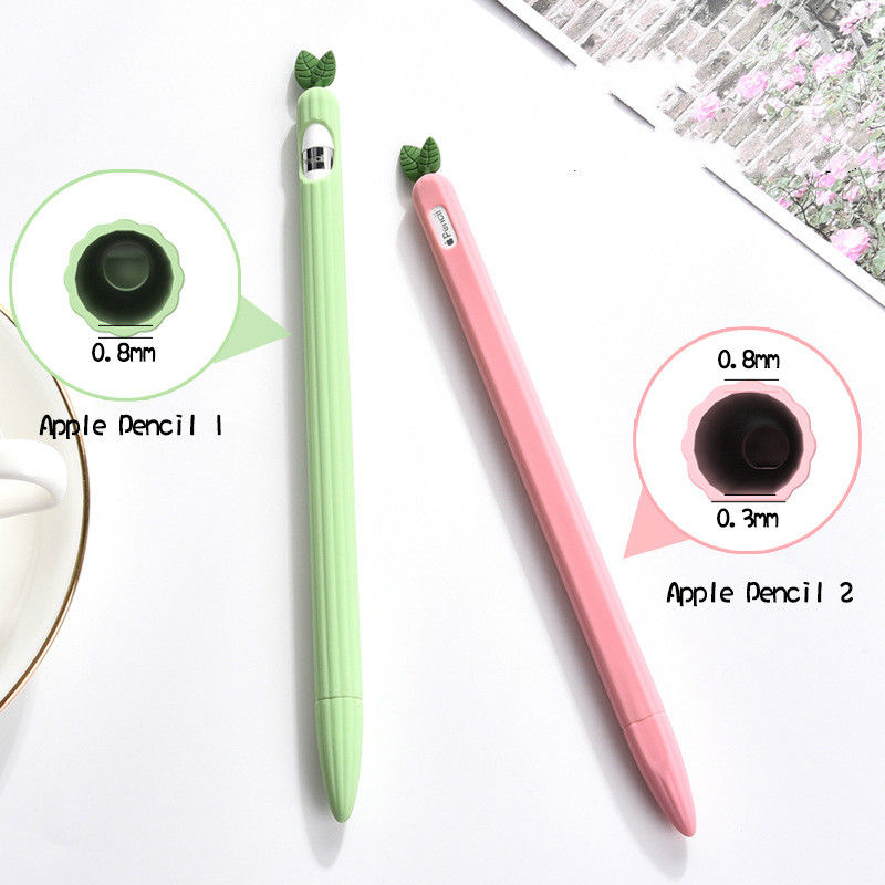 Compatible for Apple Pencil 1st 2nd Tip Sleeve Pouch Case Protective Soft  Silicone Touch Stylus Pen Cover for iPad Pencil