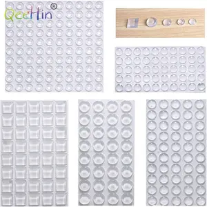 OEM Custom Universal Furniture Anti Slip Heat Resistant Self Adhesive Bumper Feet Silicone Bumper Pads