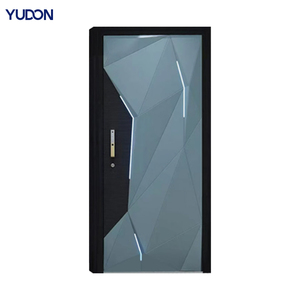 <span class=keywords><strong>Porta</strong></span> d'Ingresso Pivotante YUDON, Porte d'Ingresso in Alluminio di Grande Formato, Design Moderno Blu Opaco, Puertas De Entrada Principal - Product Image 1