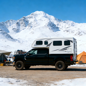 Toilette de camping-car de luxe de haute qualité en fibre de verre/aluminium pour camion tout-terrain, pliable, étanche, avec panneau sandwich, coque de camping-car à glissière - Product Image 2