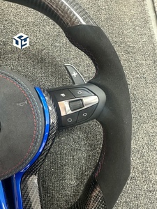 Volante de Fibra de Carbono para <span class=keywords><strong>BMW</strong></span> F30 F32 F10 F20 F07 F01 E46 E60 E90 M3 M4 M5 <span class=keywords><strong>M7</strong></span> - Product Image 3