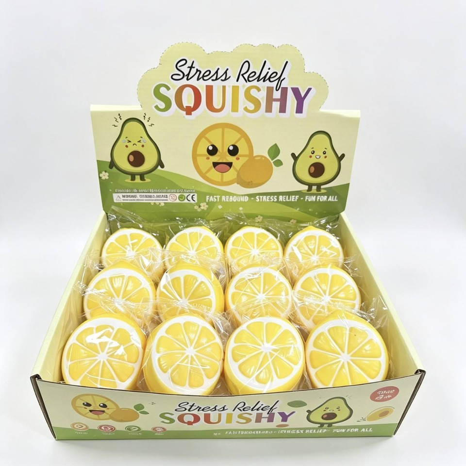 Simulated Fruit and Vegetable Squeezing Toy Avocado, Onion, Lemon Slow ...