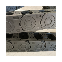 Chaîne de traînée de vente directe d'usine chaîne de traînée robuste en plastique d'acier 10x15 15x45 transporteur de fil électrique avec certificat CE