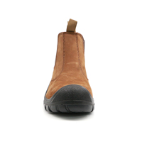Chaussures de sécurité de randonnée MAXITOUGH en cuir nubuck, embout en acier, antidérapantes, anti-perforation, usage industriel, doublure en mesh, unisexe