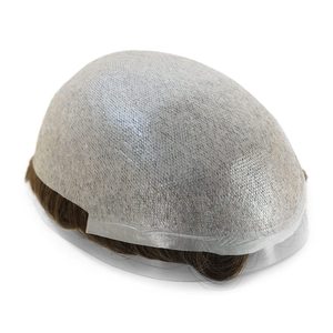 Parrucchino Naturale per <span class=keywords><strong>Uomo</strong></span> in <span class=keywords><strong>Capelli</strong></span> Umani Indiani, Sottile 0.04-0.06mm, Pronto per la Spedizione a Prezzo All'Ingrosso - Product Image 2