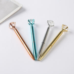 Bolígrafo de Metal con Cristal, Diseño de Diamante Grande, de Lujo, con Logotipo Personalizado, Regalo Promocional - Product Image 3